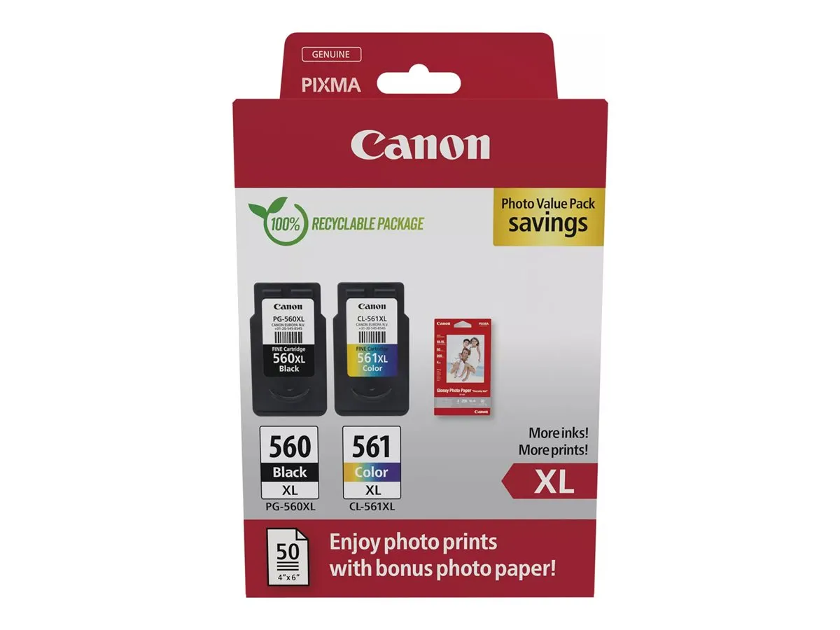Original Canon PG-560 CL-561 XL Druckerpatronen für Pixma TS 5350 5351 7450 7451 - Bild 8 von 10