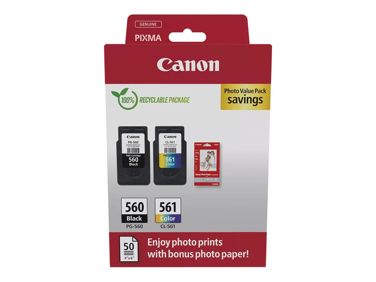 Original Canon PG-560 CL-561 XL Druckerpatronen für Pixma TS 5350 5351 7450 7451 - Bild 9 von 10