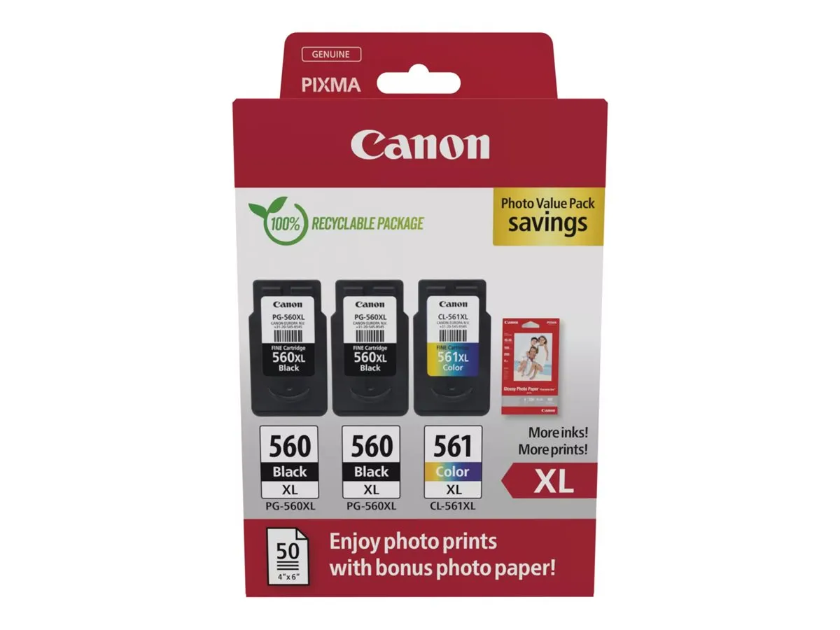 Original Canon PG-560 CL-561 XL Druckerpatronen für Pixma TS 5350 5351 7450 7451 - Bild 10 von 10