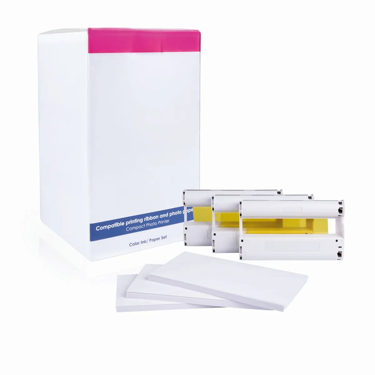 Cartuccia a colori e carta fotografica compatibile con Canon KP-108 per CP1300 1200 1000 910 900 - Foto 2 di 5